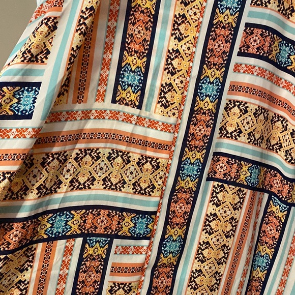 Design lab asymmetrical dress multi color design - Picture 4 of 6